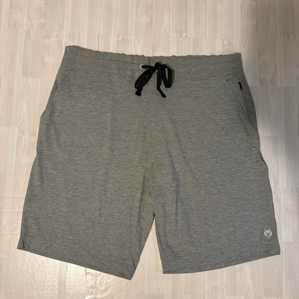 Greyson 94% Nylon Brrr Men's Size L Workout  Shorts 8" Inseam Drawstring Gym